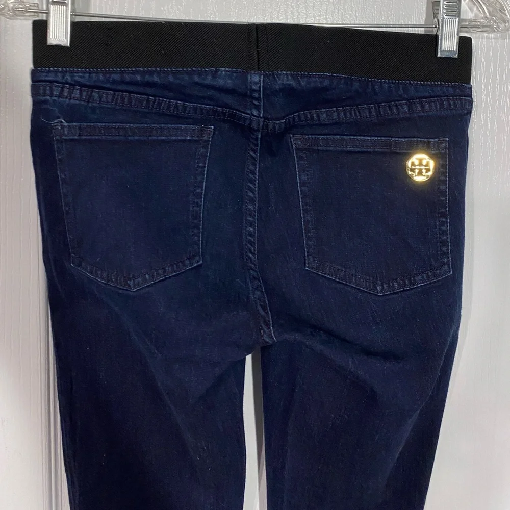 Tory Burch Jeggings Denim Leggings Dark Wash Size 27